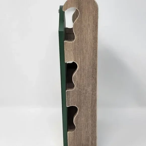 Target Brown and Green Wooden Shelf - Picture 2 of 2